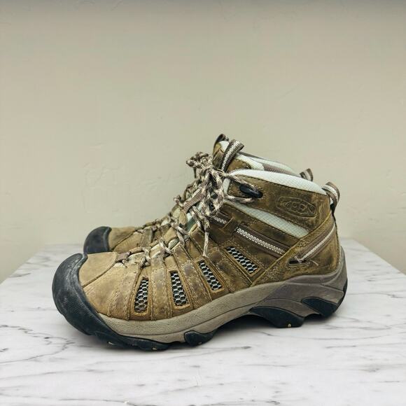 Keen Tan Voyager Hiking Boots Women’s Size 9 - Picture 1 of 10